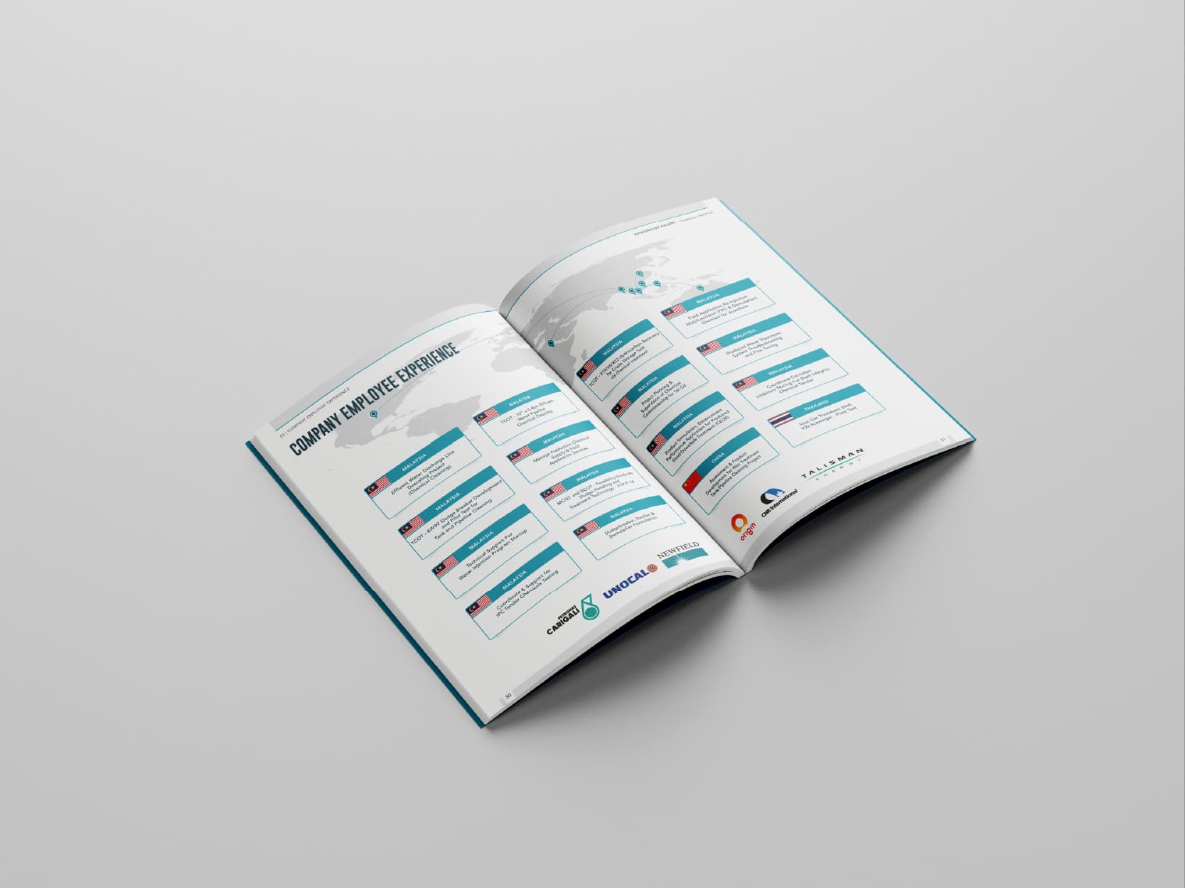 PE company profile: inner pages