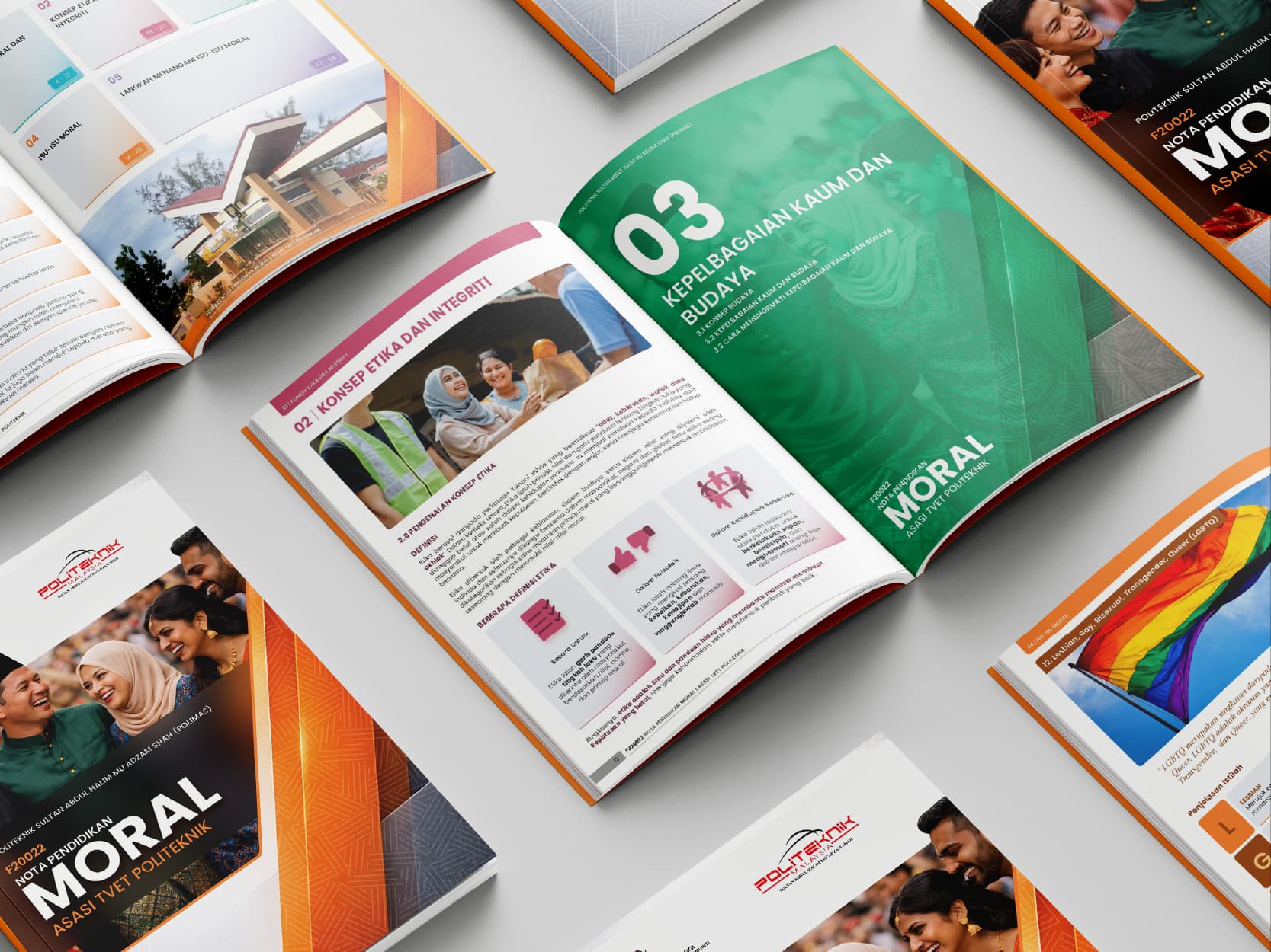 POLIMAS textbook: spread selection